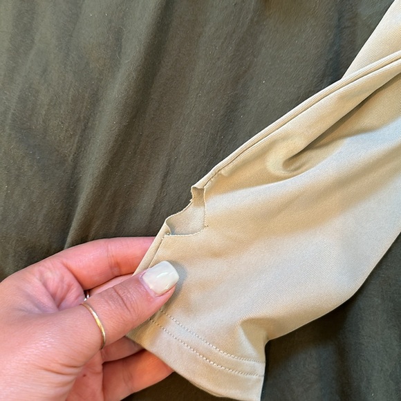 Green Crew Neck Long Sleeve Tight Tee - M - Picture 7 of 8